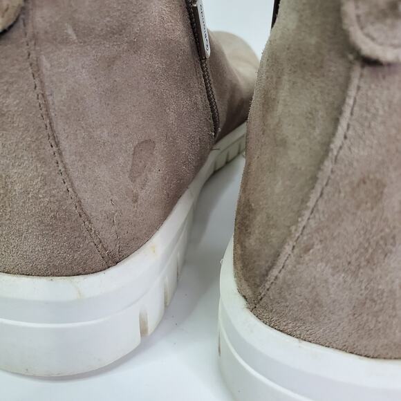 Blondo Womens Flora Sneakers Boots Size Zip Waterproof Size 8.5 Taupe B3515 - Picture 11 of 12